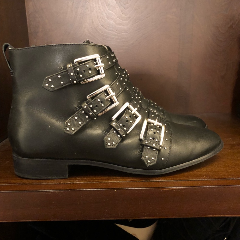REBECCA MINKOFF Low Heel Ankle Booties
